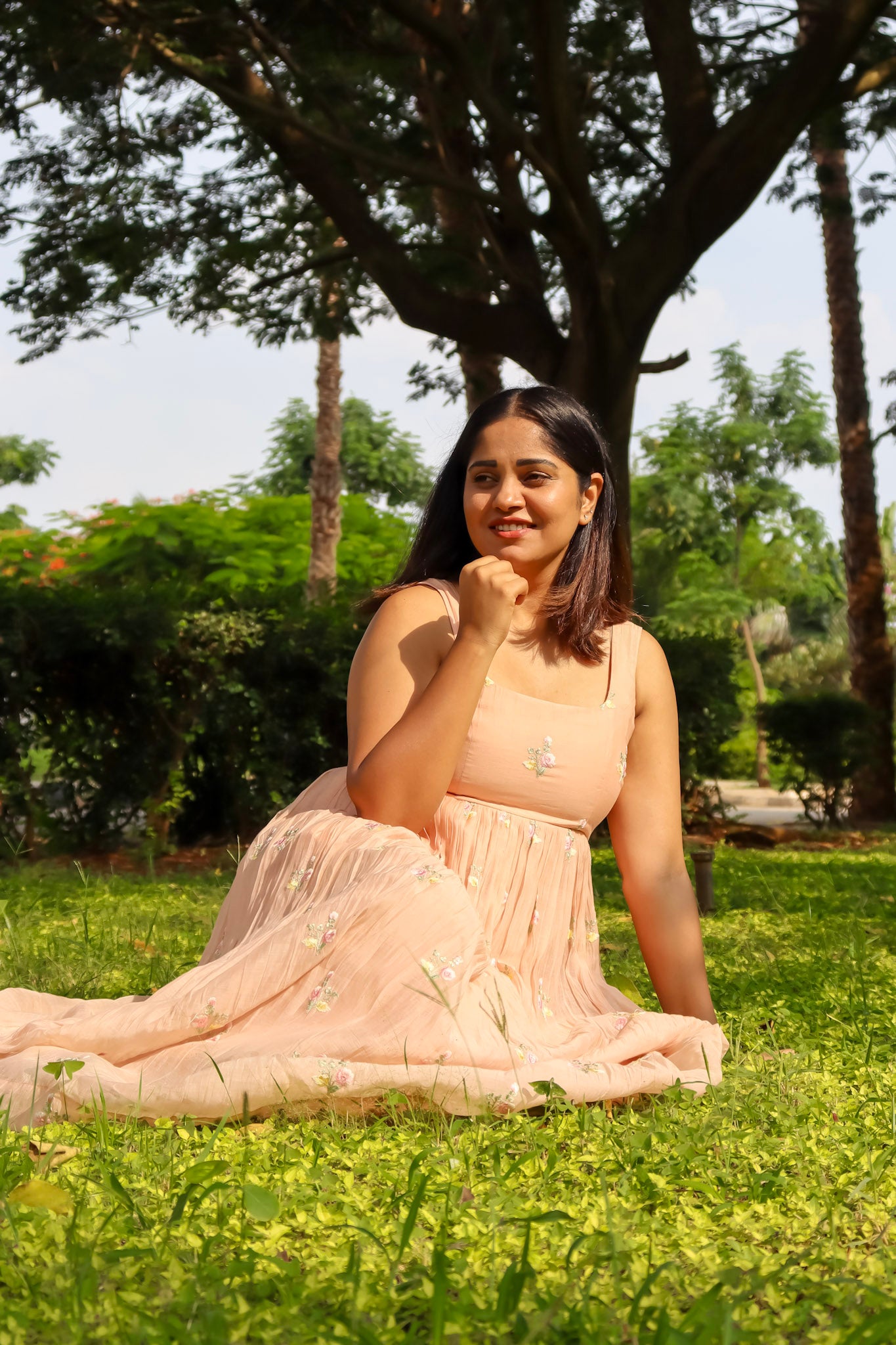 Chanderi Blush Pink