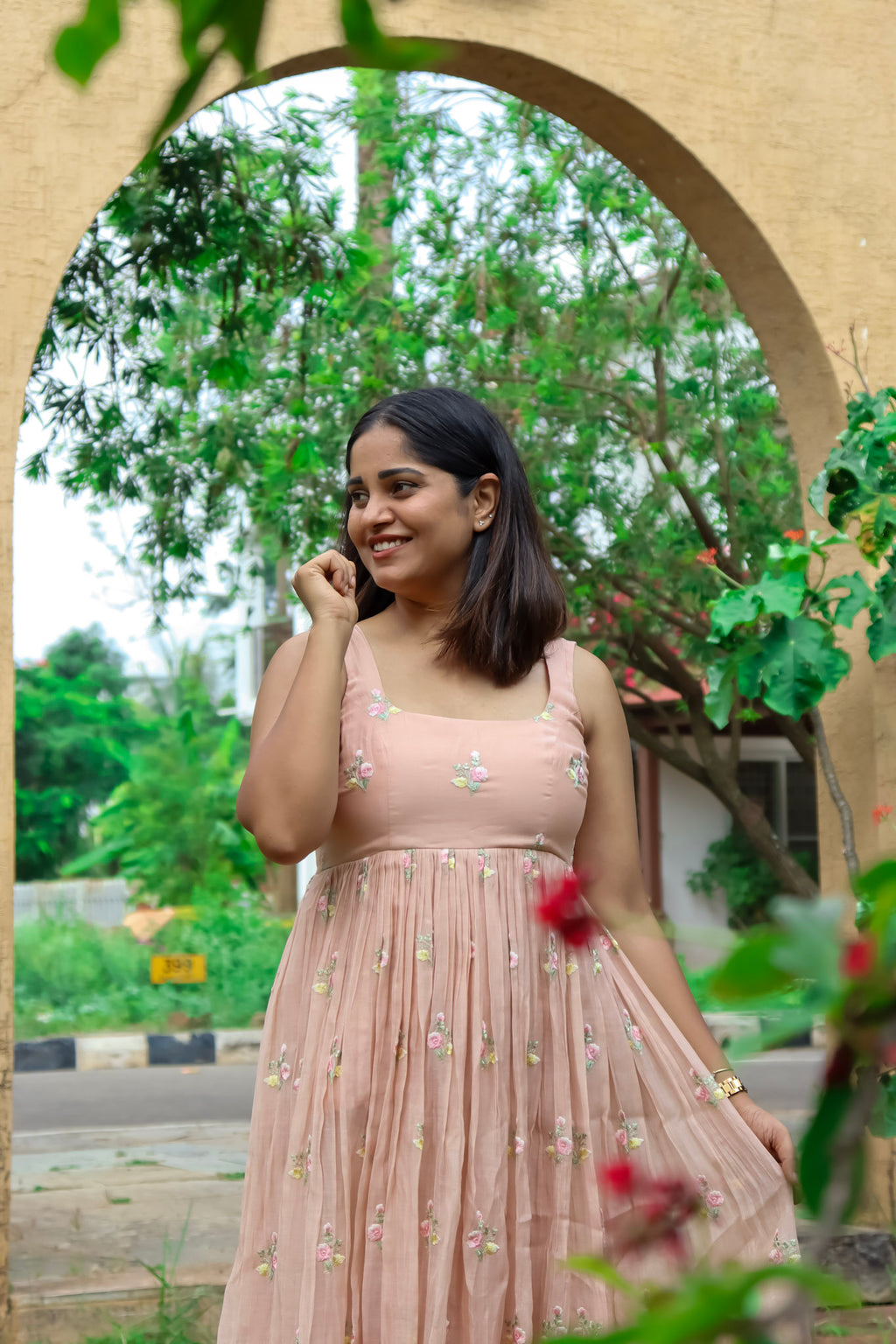 Chanderi Blush Pink
