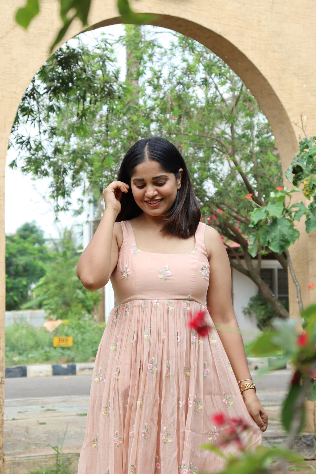 Chanderi Blush Pink