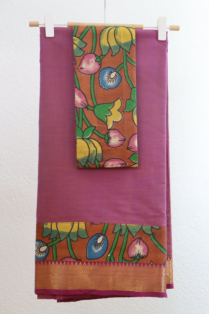 Purple lotus bloom
